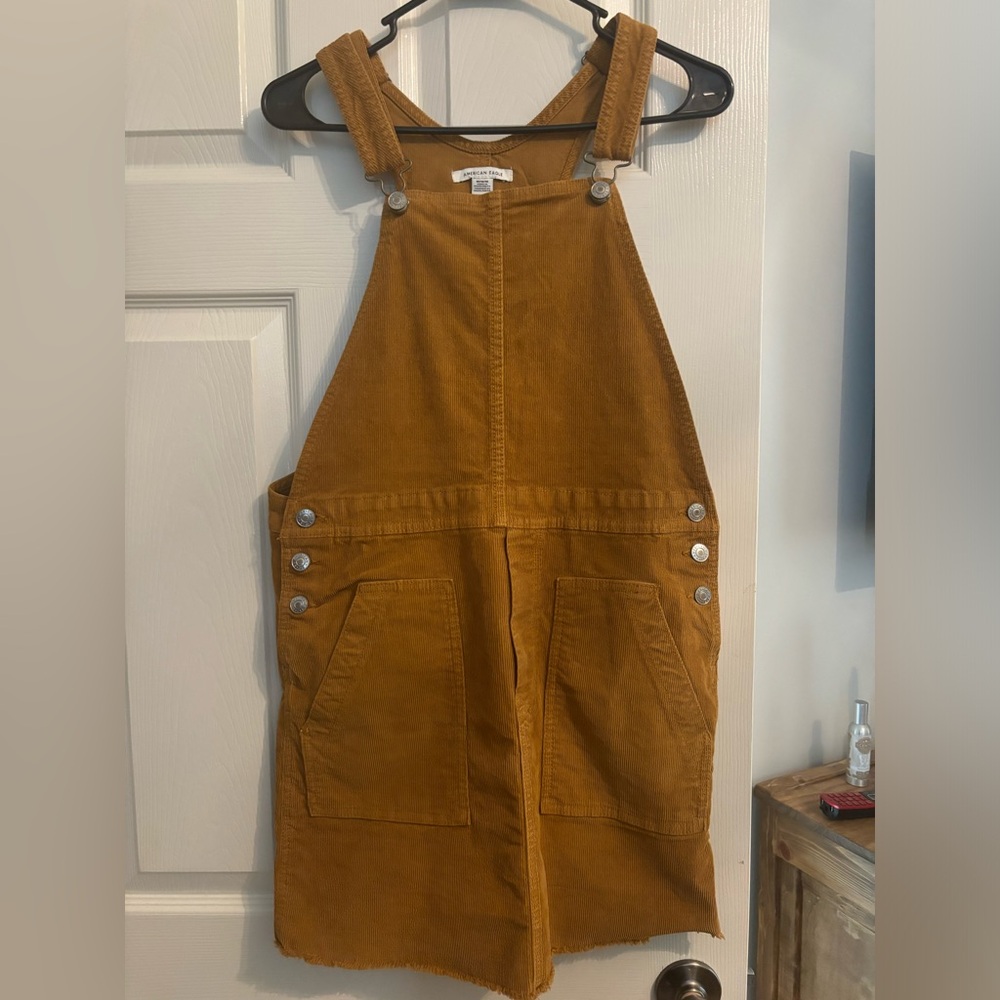 AE Overall dress, mustard color